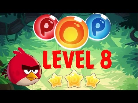 Angry Birds POP Bubble Shooter (Stella POP) - Level 8