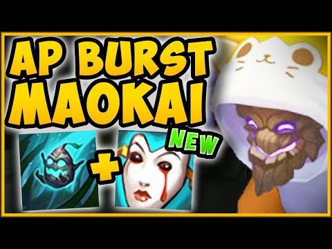 NO ONE IS SAFE FROM THIS TREE! BUFFED LIANDRY'S MAKES AP MAOKAI TOP 100% TOO OP! - League of Legends