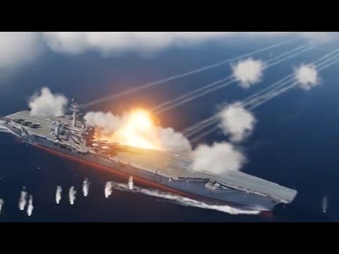 SHOCK FOOTAGE: China simulation shows exactly how its supersonic missiles can sink a US navy ship
