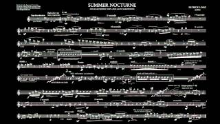 Summer Nocturne for saxophone and electroacoustic music by Patrick Long