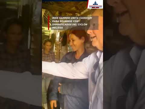 Mike Hammer visita Cacocum para evaluar nuevas necesidades