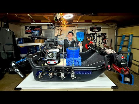 Building the Ultimate Early Ice Fishing Sled! (DIY Custom Mods)