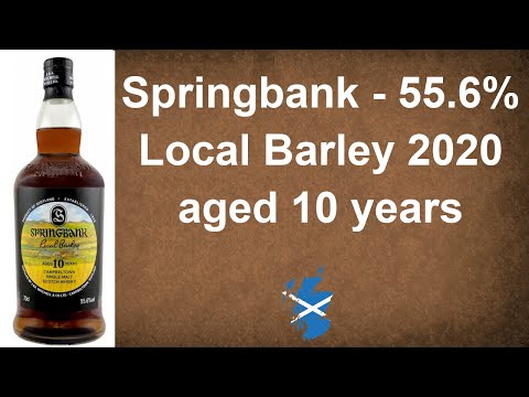 Springbank aged 10 years Local Barley 2020 with 55.6% Single Malt Whisky Review from WhiskyJason