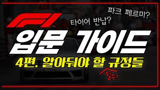 [F1 입문 가이드 4편] 반드시 알아둬야 할(?) 필수 규정 5가지