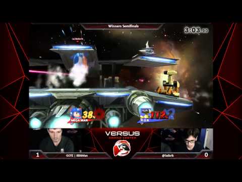 Versus Weekly 4/23/15 - Winners Semis - Seibrik (Megaman) vs. 8Bitman (ROB) - Smash 4