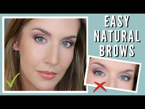 Natural Eyebrow Tutorial For Sparse Brows | Hair Stroke Brows Video