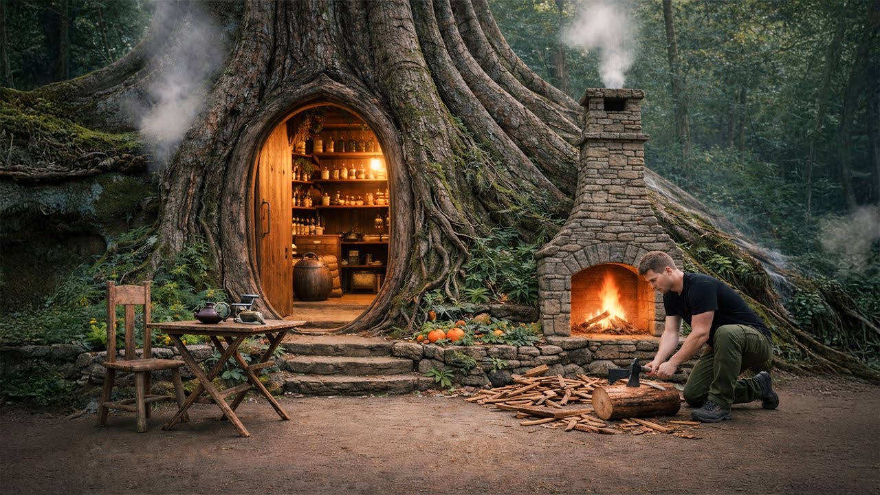 150 Days Solo Bushcraft, Survival & Building a Treehouse in the Rainforest