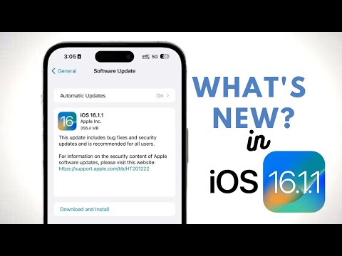 iOS 16.1.1 Released - What's New?