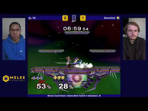 Indiana Melee Summit 2019 - Rik (Falco) vs BananaSack (Link) - Winners Quarterfinals