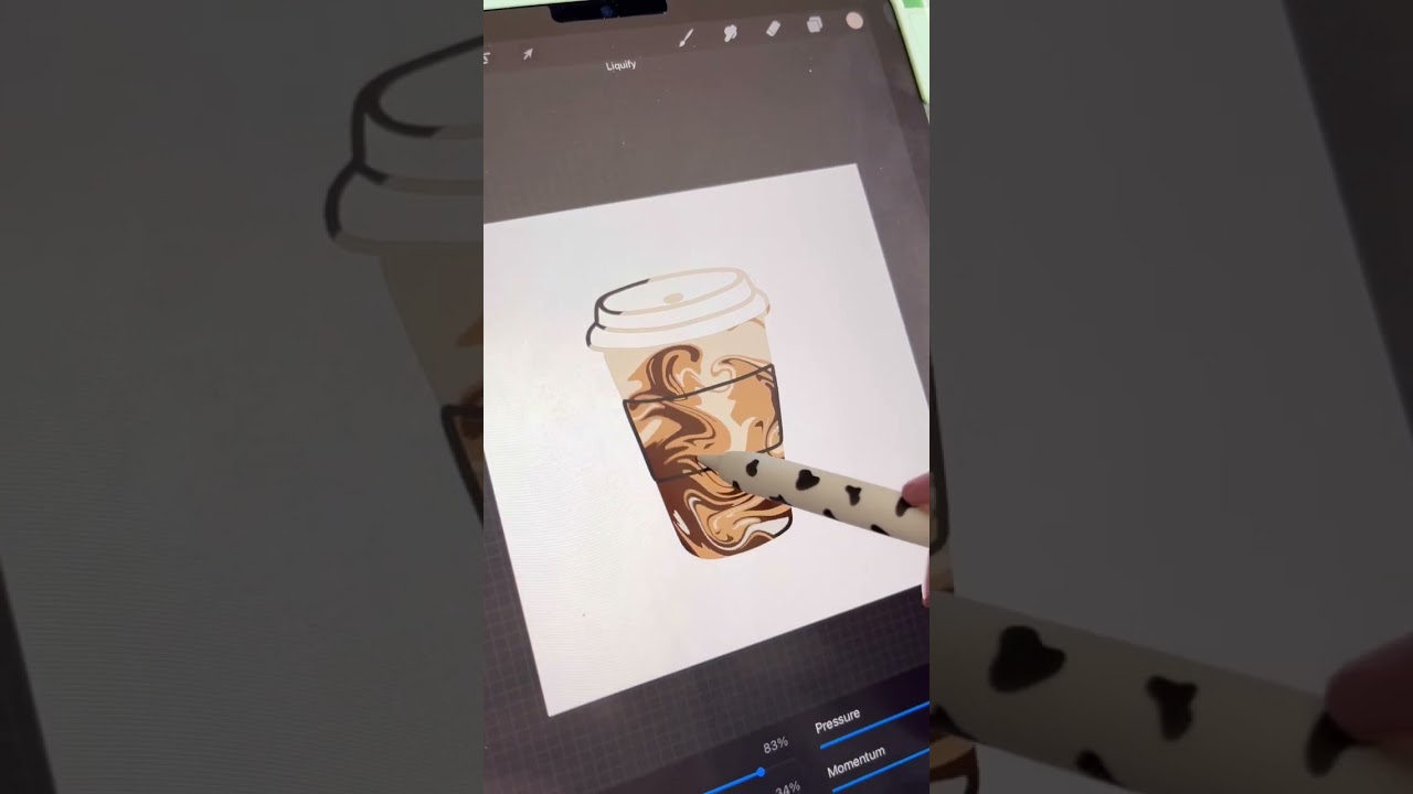 Creating a healthcare inspired coffee sticker! Procreate illustration of a new nurse sticker!