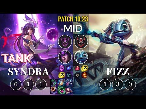 TLN Tank Syndra vs Fizz Mid - KR Patch 10.23