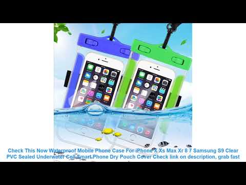 Waterproof Mobile Phone Case For iPhone X Xs Max Xr 8 7 Samsung S9 Cle