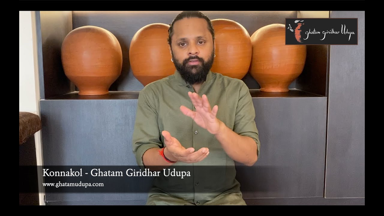 Konnakol  | Ghatam Giridhar Udupa  |  Simple Exercise in Adi Tala | Laya Exercise 1