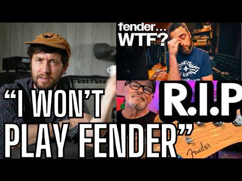 Rhett Shull and Tim Pierce are BOYCOTTING Fender or ENDING RELATIONSHIPS with Fender - Too Late?