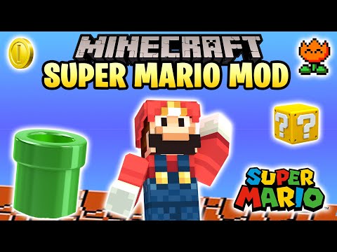 SUPER MARIO MOD 1.7.10 - Minecraft Mod Review in English |  Mario, Yoshi, Bowser, Goomba and more...