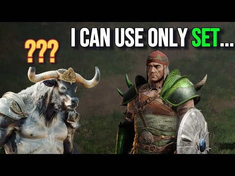 Can Barb Beat Diablo With Set Items Only? | D2R HC 1 to Hell