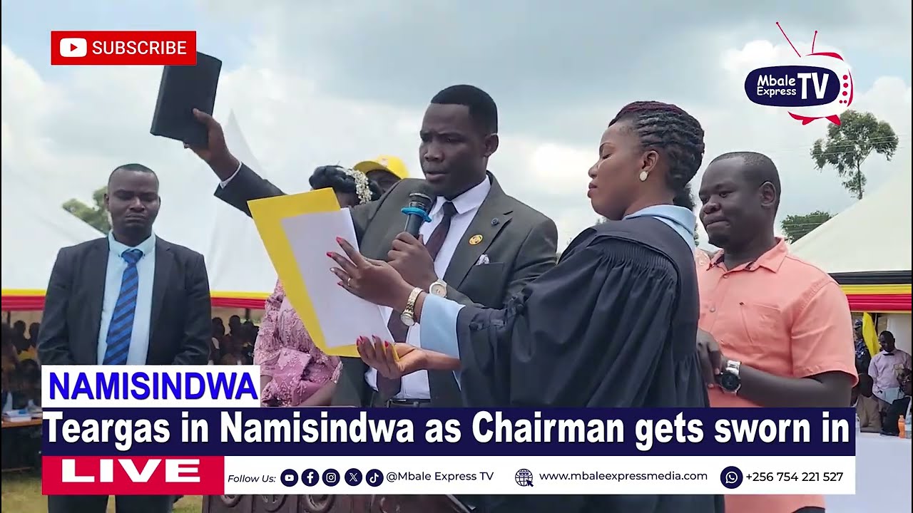 Namisindwa Chairman Emma Bwayo swears in amidst teargas and chaos 