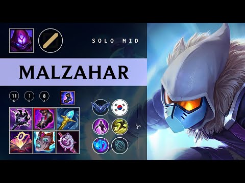 Malzahar Mid vs Xerath - KR Diamond Patch 26.02