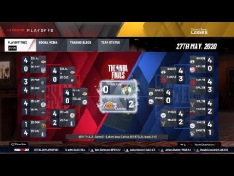 NBA 2K20 mycareer playoffs NFG2 Got another Triple double