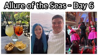 Allure of the Seas Day 6 | Naples | Johnny Rockets | Blades | Royal Caribbean 2025