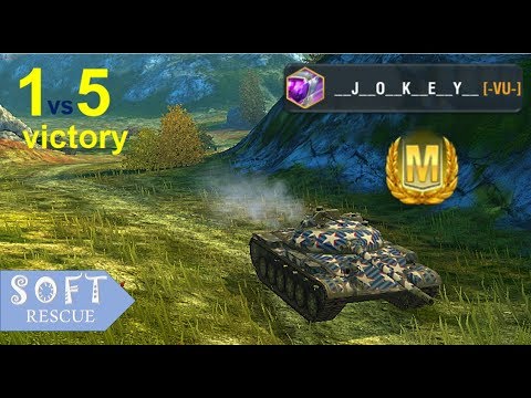 Obj.140: 6100 Damage , 6 Frags (1vs5) - WOT BLITZ -