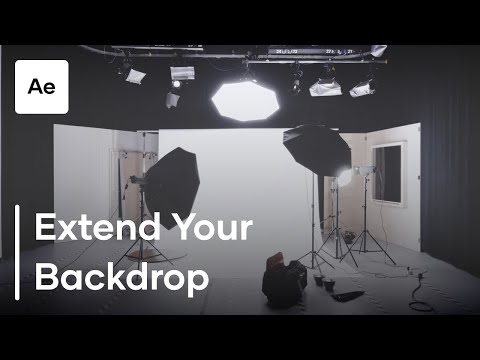 How To Extend Your Backdrop in Adobe After Effects | Tutorial Video