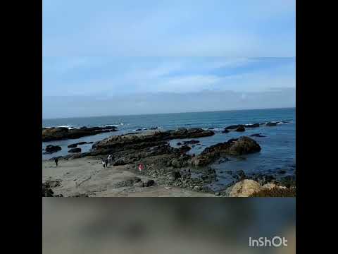 Beautiful view from Glass beach, California