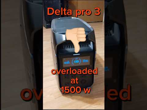 #ecoflow    Delta pro 3 let me down