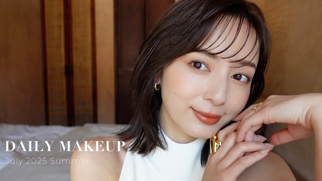 【毎日メイク】夏のオレンジメイク＆ヘアスタイリング🍊
