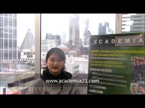 Jihyang Myeong (Korean Version) discusses studying English at Academia International