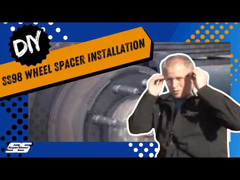 how to install Wheel Spacers SuperSteer SS98 rear Ford, GM, Dodge truck cornering vans