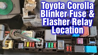 Turn Signal & Hazard Fuse,  Flasher Relay Location On A 2003 2004 2005 2006 2007 2008 Toyota Corolla