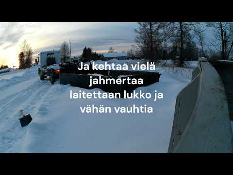 Perkele lava täynnä jäätä ja lunta!!