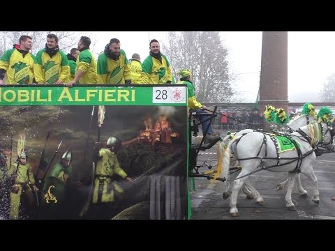 I Nobili Alfieri carro da getto - Carnevale Ivrea 2016