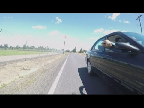 Passenger allegedly tries to stab cyclist