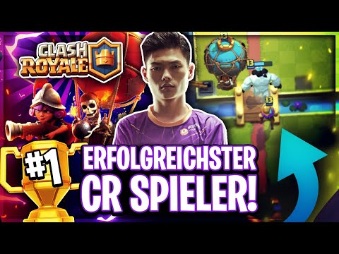🤯ERFOLGREICHSTER SPIELER DER CR GESCHICHTE! LCIOP DOMINIERT CRL CHINA! Clash Royale deutsch/german
