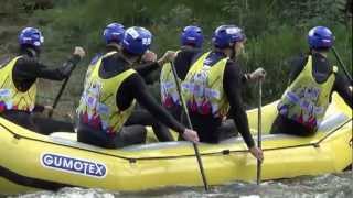 preview picture of video 'European Rafting Championship 2012 - Lipno - Training'