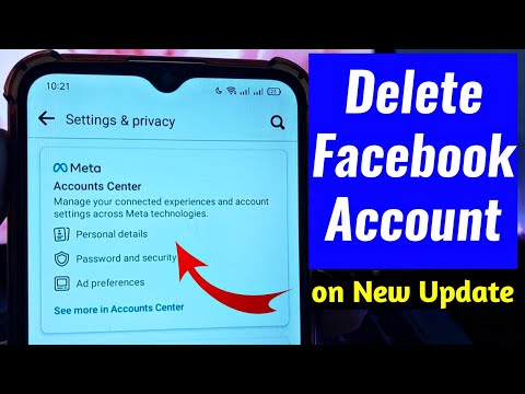 How to Delete Facebook Account - on Facebook New Update (2023)