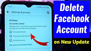 How to Delete Facebook Account - on Facebook New Update (2024)