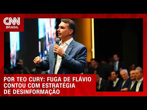 Fuga de Flávio Bolsonaro contou com estratégia de desinformação de aliados | LIVE CNN