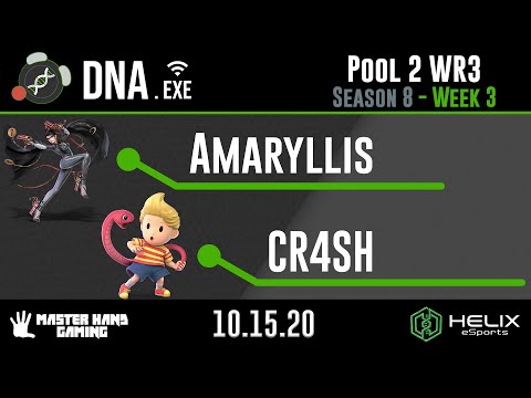 DNA.EXE S8:W3 - Amaryllis (Bayonetta) Vs. CR4SH (Lucas) - Pool 2 WR3