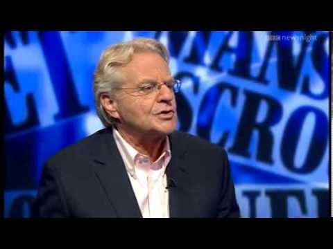 When Paxman met Springer - "The show is stupid but I was more ashamed of being a journalist"