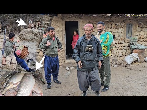 How 4 Nomads Fished in a Storm & Found Magic 🏕️⛈️ | Epic Catch