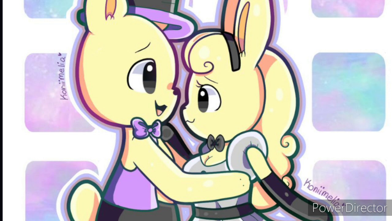 i found fredbear x springbonnie on deviantart