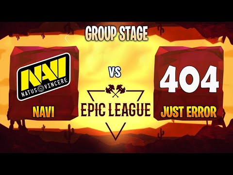 NAVI vs JUST ERROR EPIC LEAGUE DIVISION 1 Game 2 No[o]ne -Magnus- Perspective