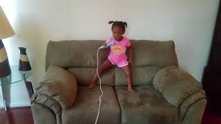 Calling All Girls and Boys - Megan Nelson, already a big Queen fan at just 3 years old!