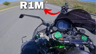 Ninja H2 Meets Yamaha R1M