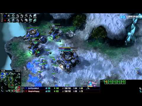 TvT - Jjakji vs Happy -g3- Frost- Starcraft 2 HD polski komentarz