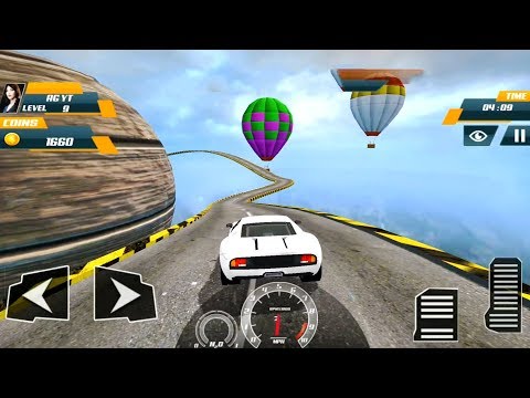 Crazy Extreme Racing Car Tracks 3D #2 - Impossible Stunts - Gameplay Android