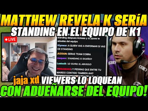 😲Matthew reveals he'd be standing on K1's team, Hector!😅 Viewers go crazy for him